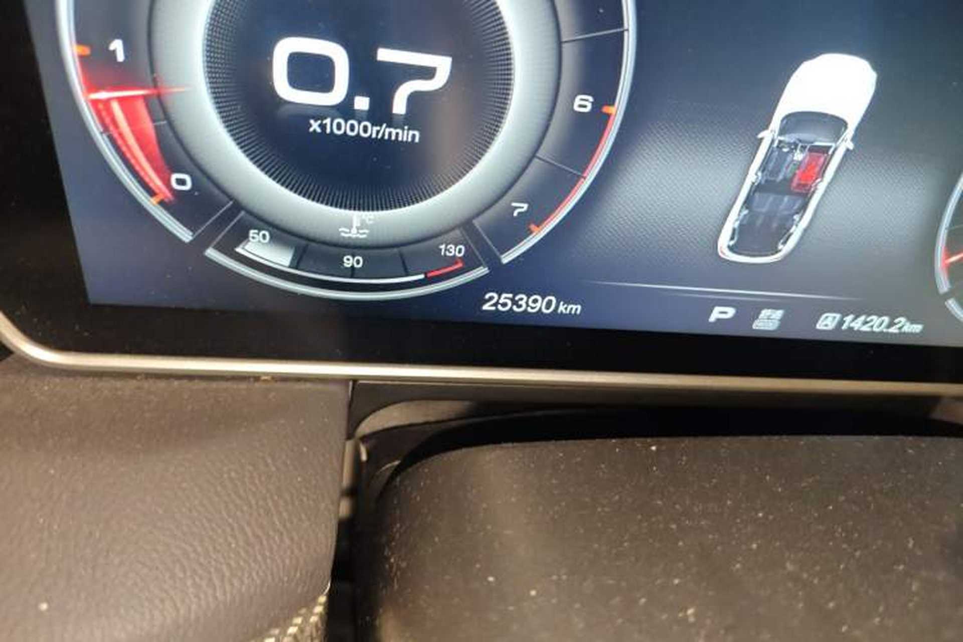 Used Hongqi HS5 2019 2.0T Smart Connect Flagship Edition Odometer Close Up