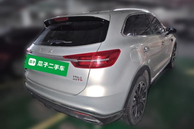 Used Hongqi HS5 2019 2.0T Smart Connect Flagship All-Wheel-Drive Version Rear Right 45 Deg