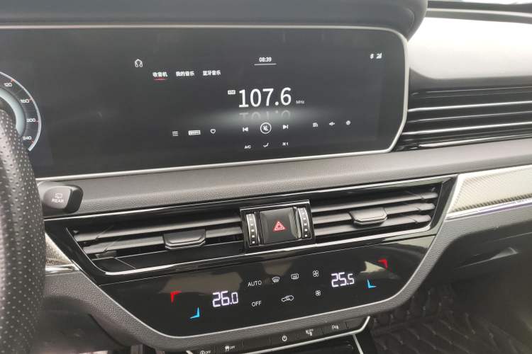 Used Hongqi HS5 2019 2.0T Smart Connect Flagship Edition Audio And AC Panel