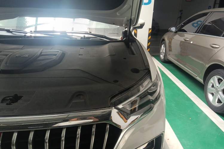 Used Hongqi HS5 2019 2.0T Smart Connect Flagship All-Wheel-Drive Version Engine Bay Left