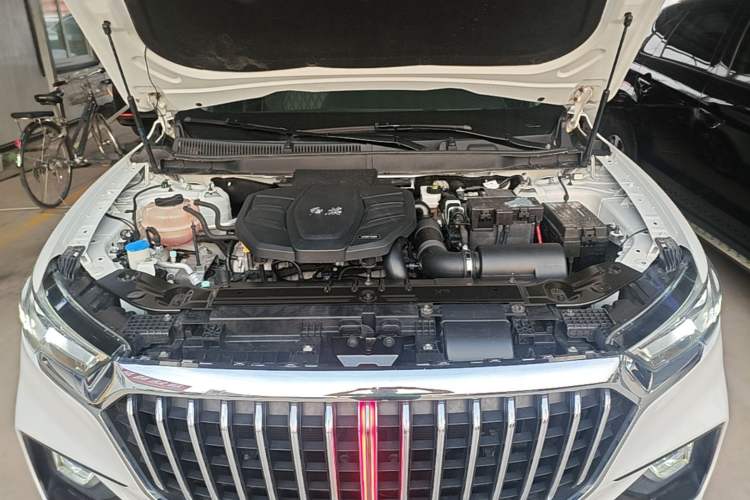 Used Hongqi HS5 2019 2.0T Smart Connect Flagship All-Wheel-Drive Version Engine Bay