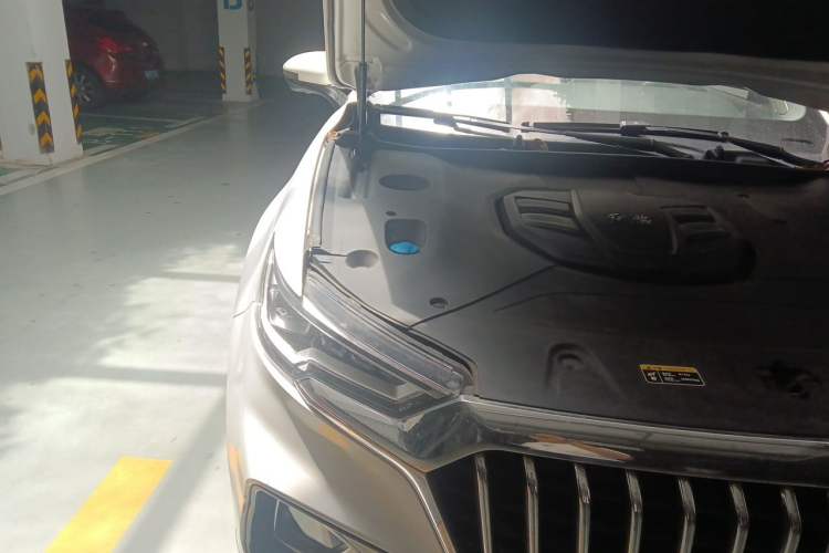 Used Hongqi HS5 2019 2.0T Smart Connect Flagship All-Wheel-Drive Version Engine Bay Right