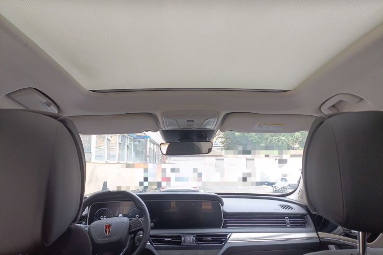 Used Hongqi HS5 2019 2.0T Smart Connect Flagship All-Wheel-Drive Version Headliner