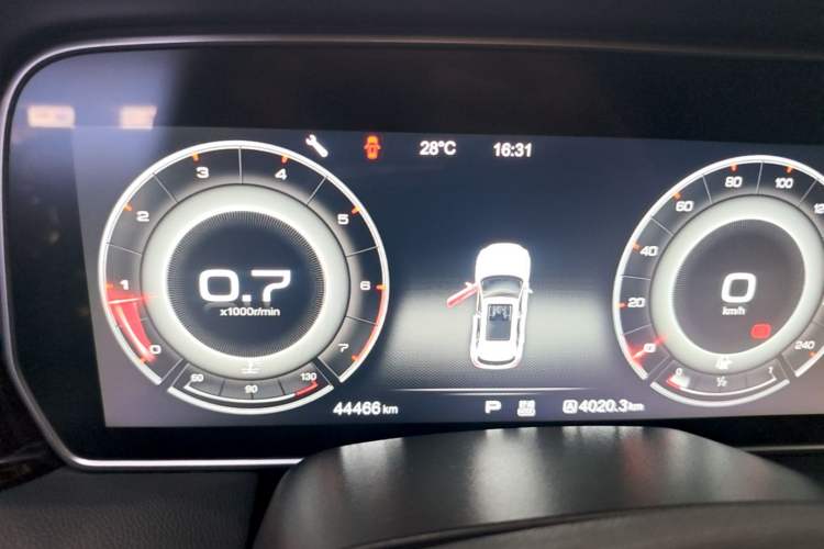 Used Hongqi HS5 2019 2.0T Smart Connect Flagship Edition Instrument Cluster