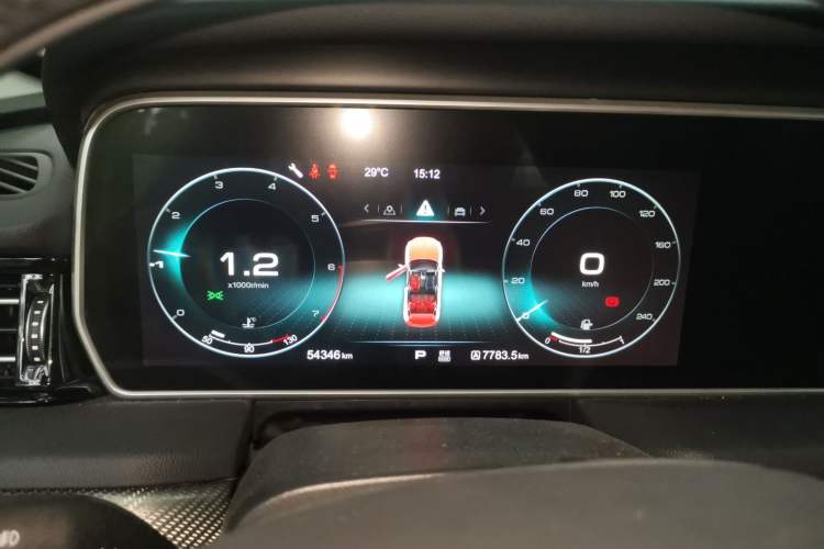 Used Hongqi HS5 2019 2.0T Smart Connect Flagship Edition Instrument Cluster