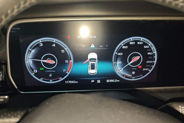 Used Hongqi HS5 2019 2.0T Smart Connect Flagship Edition Instrument Cluster