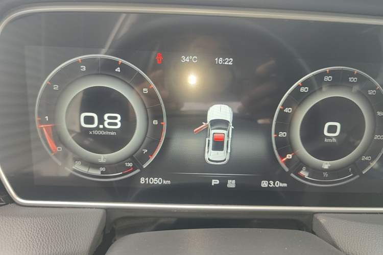 Used Hongqi HS5 2019 2.0T Smart Connect Flagship Edition Instrument Cluster