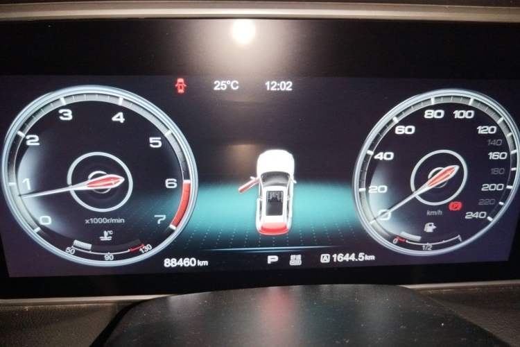 Used Hongqi HS5 2019 2.0T Smart Connect Flagship All-Wheel-Drive Version Instrument Cluster