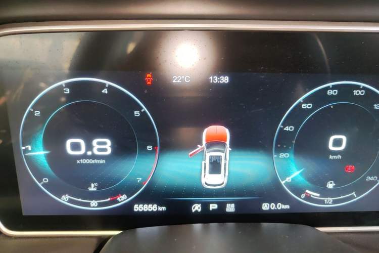 Used Hongqi HS5 2019 2.0T Smart Connect Flagship Edition Instrument Cluster