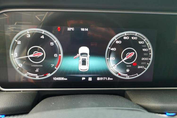 Used Hongqi HS5 2019 2.0T Smart Connect Flagship Edition Instrument Cluster