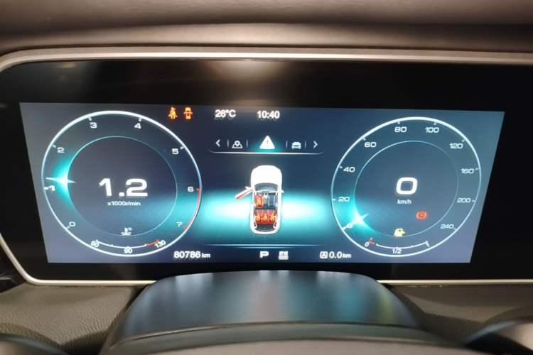 Used Hongqi HS5 2019 2.0T Smart Connect Flagship Edition Instrument Cluster
