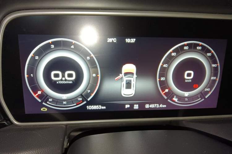 Used Hongqi HS5 2019 2.0T Smart Connect Flagship Edition Instrument Cluster