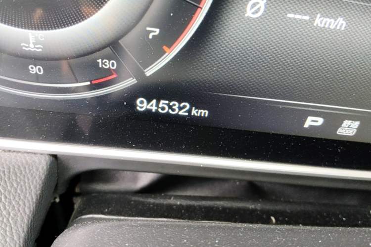 Used Hongqi HS5 2019 2.0T Smart Connect Flagship Edition Odometer Close Up