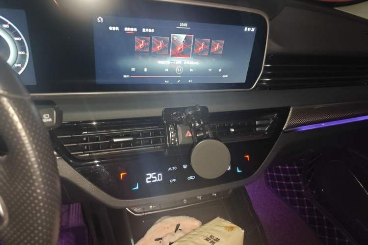 Used Hongqi HS5 2019 2.0T Smart Connect Flagship Edition Audio And AC Panel