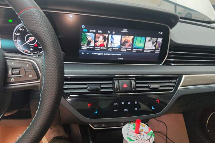 Used Hongqi HS5 2019 2.0T Smart Connect Flagship Edition Audio And AC Panel