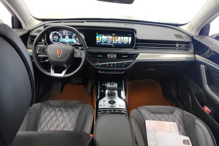 Used Hongqi HS5 2019 2.0T Smart Connect Flagship All-Wheel-Drive Version Center Console