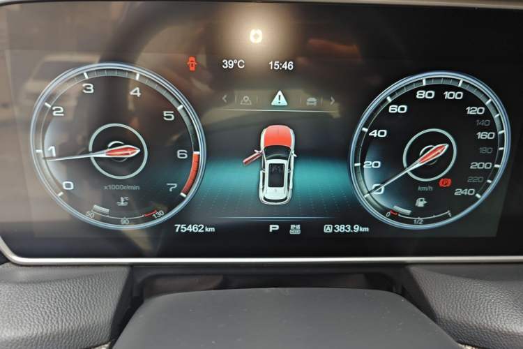Used Hongqi HS5 2019 2.0T Smart Connect Flagship All-Wheel-Drive Version Instrument Cluster