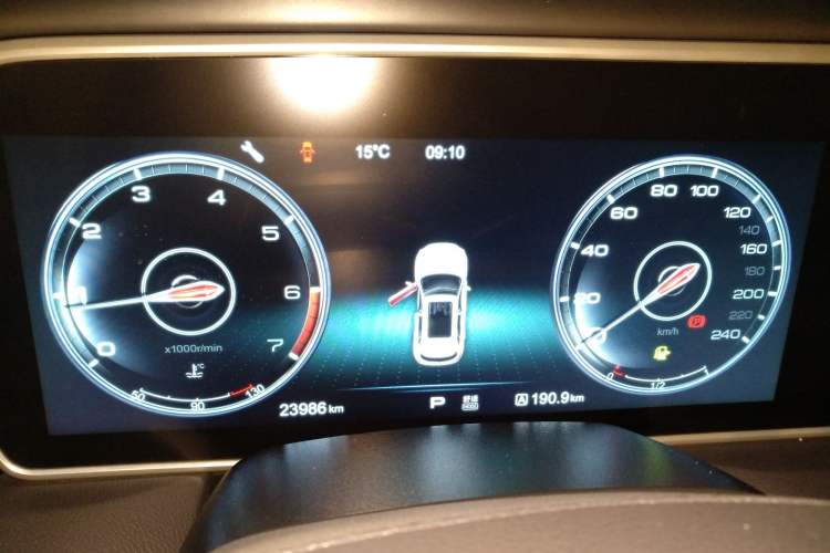 Used Hongqi HS5 2019 2.0T Smart Connect Flagship Edition Instrument Cluster