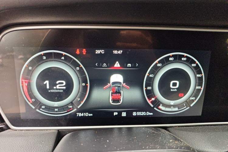 Used Hongqi HS5 2019 2.0T Smart Connect Flagship Edition Instrument Cluster