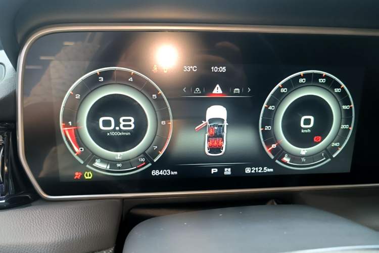 Used Hongqi HS5 2019 2.0T Smart Connect Flagship All-Wheel-Drive Version Instrument Cluster