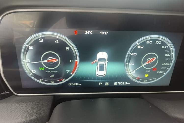 Used Hongqi HS5 2019 2.0T Smart Connect Flagship All-Wheel-Drive Version Instrument Cluster
