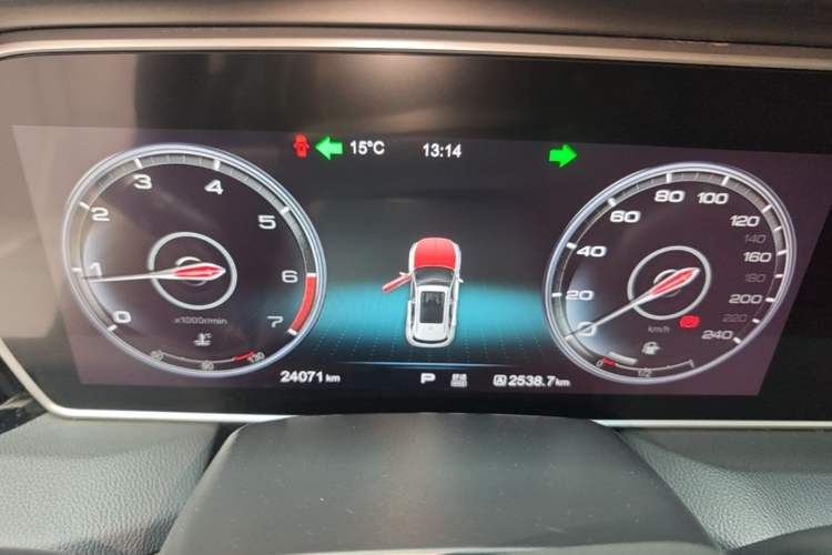 Used Hongqi HS5 2019 2.0T Smart Connect Flagship Edition Instrument Cluster