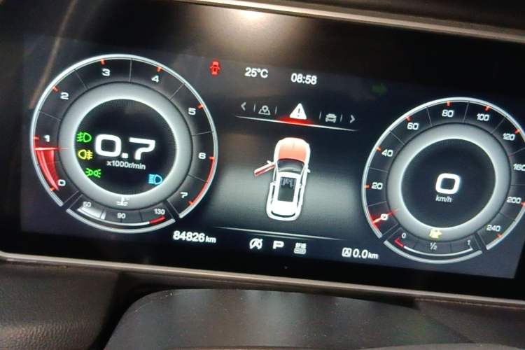 Used Hongqi HS5 2019 2.0T Smart Connect Flagship All-Wheel-Drive Version Instrument Cluster