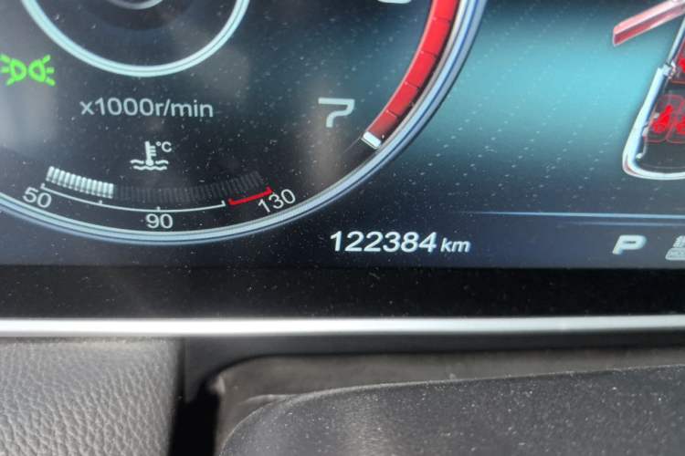 Used Hongqi HS5 2019 2.0T Smart Connect Flagship All-Wheel-Drive Version Odometer Close Up