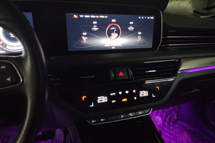 Used Hongqi HS5 2022 2.0T Smart Connect Flagship Edition Audio And AC Panel