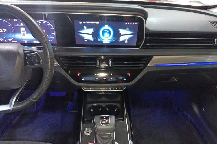 Used Hongqi HS5 2022 Revised Version 2.0T Smart Connect Flagship Edition Audio And AC Panel