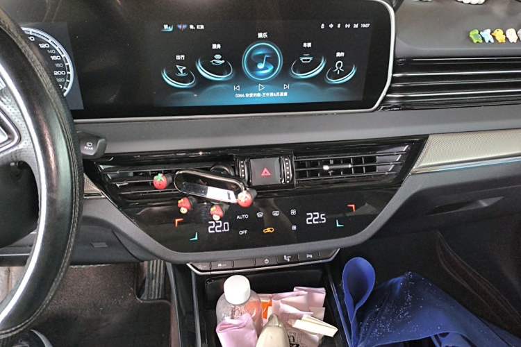 Used Hongqi HS5 2022 2.0T Smart Connect Flagship Edition Audio And AC Panel