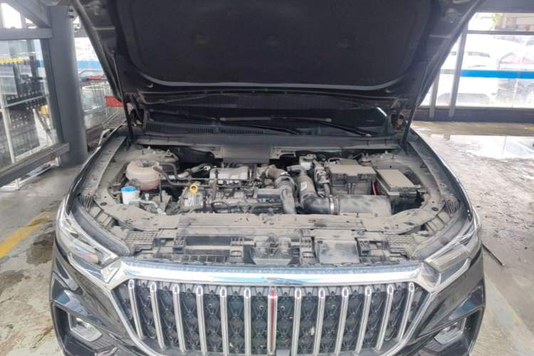 Used Hongqi HS5 2022 Facelifted Version 2.0T Smart Connect Flagship All-Wheel-Drive Edition Engine Bay