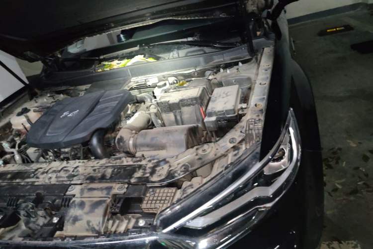 Used Hongqi HS5 2022 2.0T Smart Connect Flagship Edition Engine Bay Left