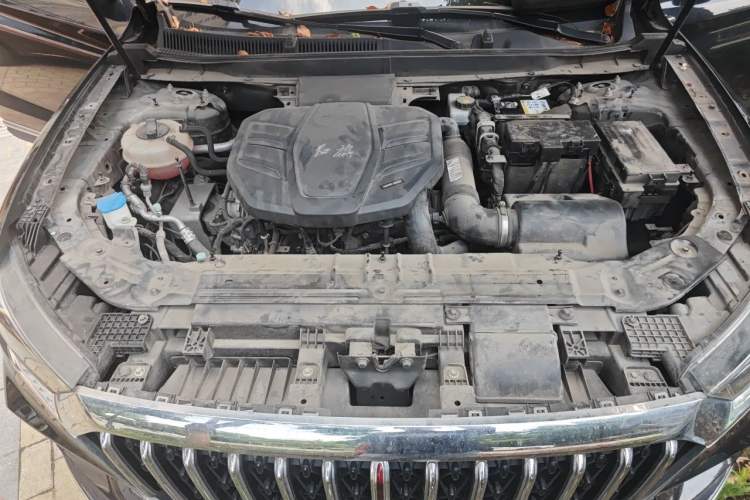 Used Hongqi HS5 2022 Facelifted Version 2.0T Smart Connect Flagship All-Wheel-Drive Edition Engine Bay
