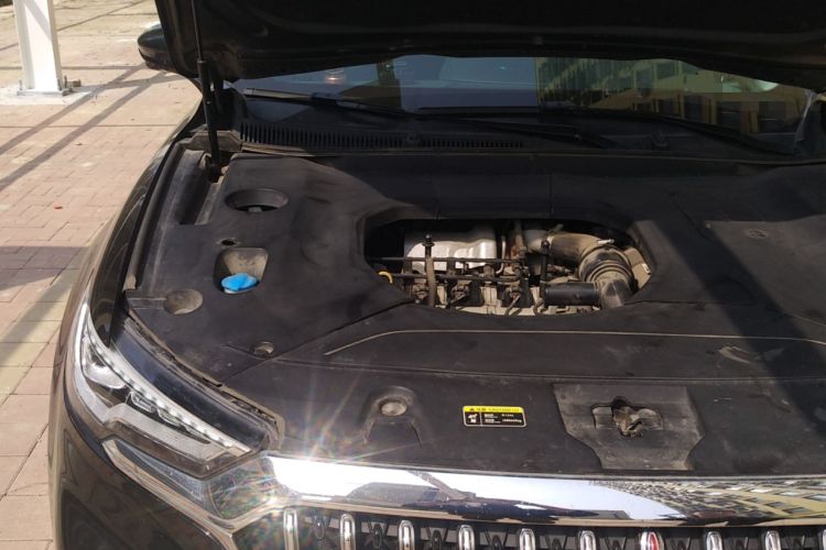 Used Hongqi HS5 2022 Facelifted Version 2.0T Smart Connect Flagship All-Wheel-Drive Edition Engine Bay Right