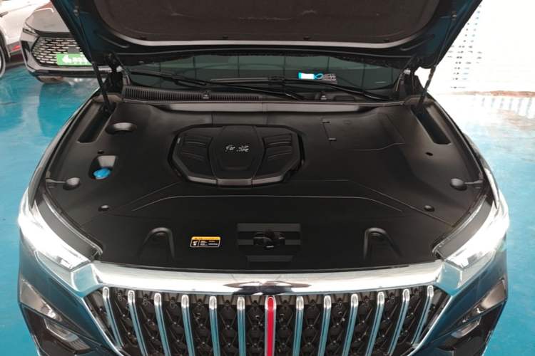Used Hongqi HS5 2022 Facelifted Version 2.0T Smart Connect Flagship All-Wheel-Drive Edition Engine Bay