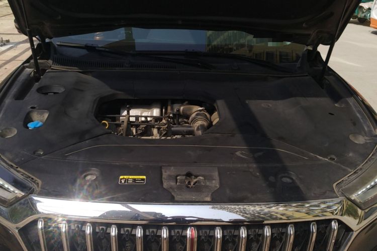 Used Hongqi HS5 2022 Facelifted Version 2.0T Smart Connect Flagship All-Wheel-Drive Edition Engine Bay