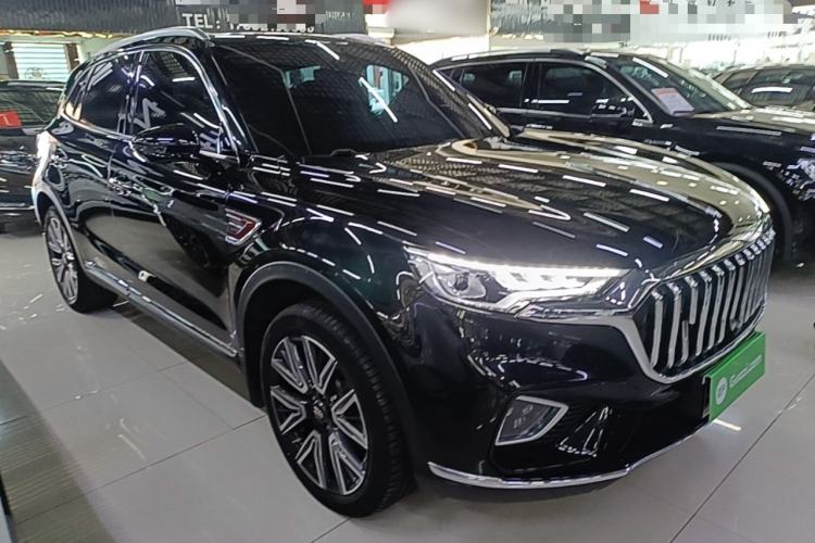 Used Hongqi HS5 2022 Facelifted Version 2.0T Smart Connect Flagship All-Wheel-Drive Edition Front Right 45 Deg