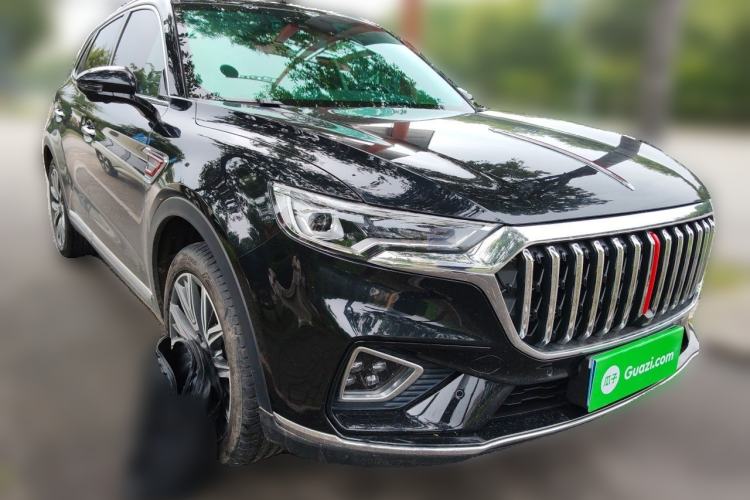 Used Hongqi HS5 2022 Facelifted Version 2.0T Smart Connect Flagship All-Wheel-Drive Edition Front Right 45 Deg