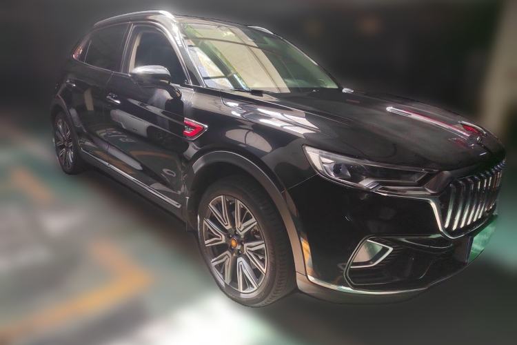 Used Hongqi HS5 2022 Facelifted Version 2.0T Smart Connect Flagship All-Wheel-Drive Edition Front Right 45 Deg