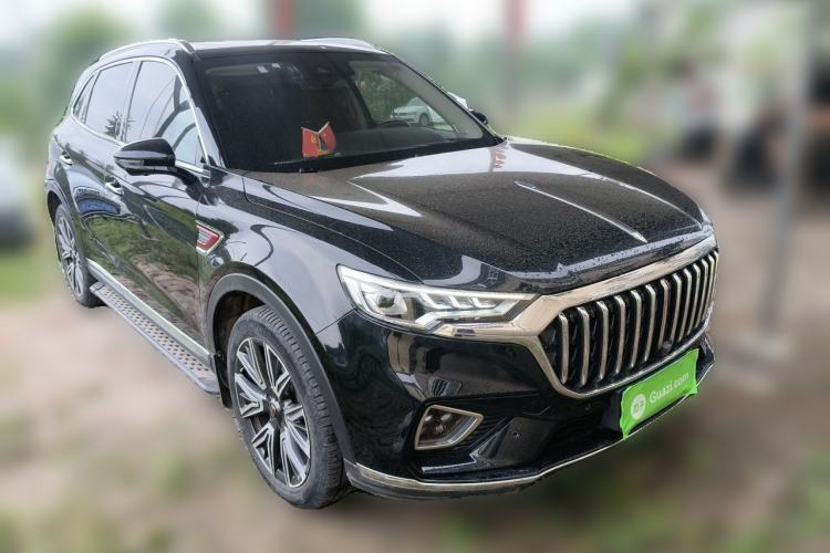 Used Hongqi HS5 2022 Facelifted Version 2.0T Smart Connect Flagship All-Wheel-Drive Edition Front Right 45 Deg