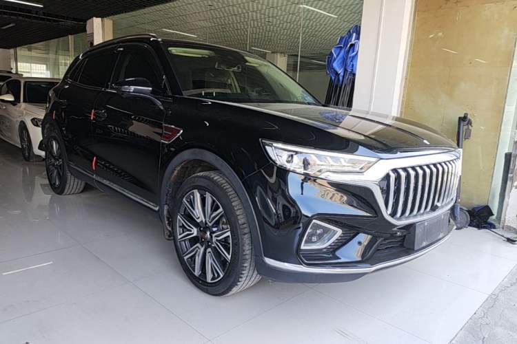 Used Hongqi HS5 2022 Facelifted Version 2.0T Smart Connect Flagship All-Wheel-Drive Edition Front Right 45 Deg