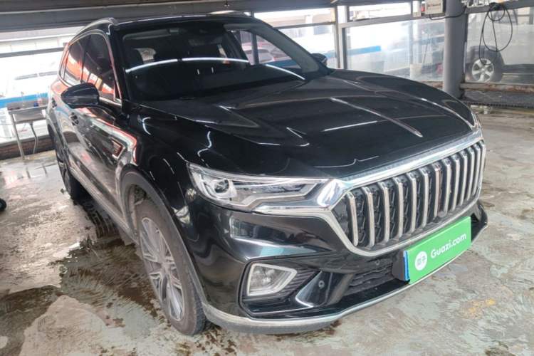Used Hongqi HS5 2022 Facelifted Version 2.0T Smart Connect Flagship All-Wheel-Drive Edition Front Right 45 Deg