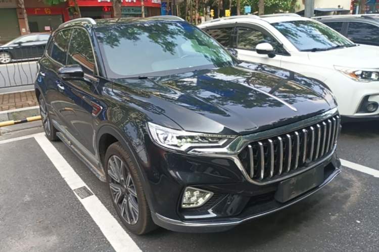 Used Hongqi HS5 2022 Facelifted Version 2.0T Smart Connect Flagship All-Wheel-Drive Edition Front Right 45 Deg