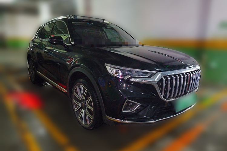 Used Hongqi HS5 2022 Facelifted Version 2.0T Smart Connect Flagship All-Wheel-Drive Edition Front Right 45 Deg