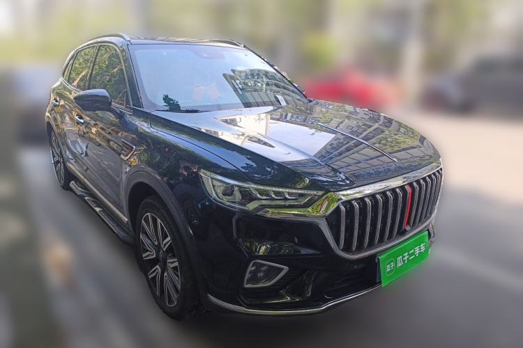 Used Hongqi HS5 2022 Facelifted Version 2.0T Smart Connect Flagship All-Wheel-Drive Edition Front Right 45 Deg