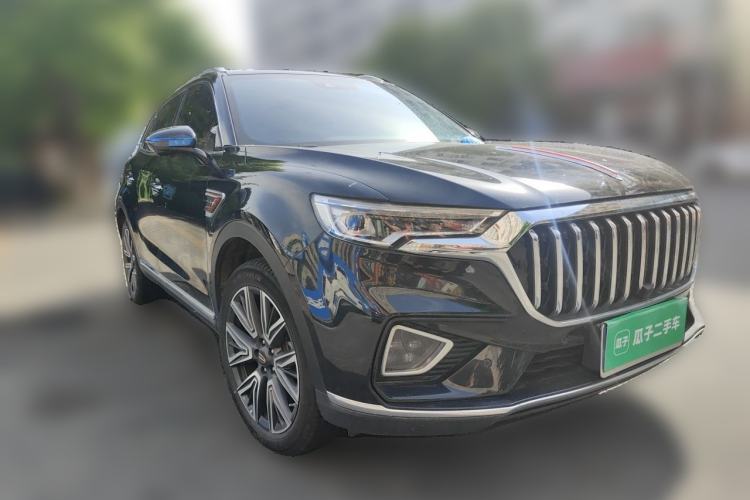 Used Hongqi HS5 2022 Facelifted Version 2.0T Smart Connect Flagship All-Wheel-Drive Edition Front Right 45 Deg