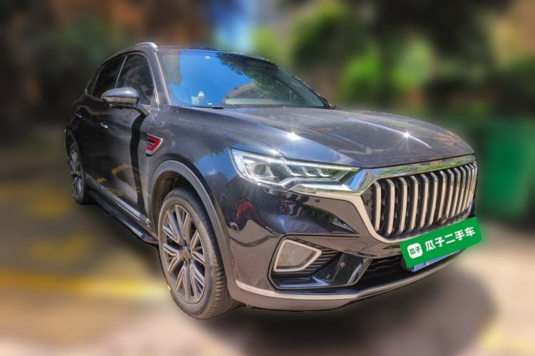 Used Hongqi HS5 2022 Facelifted Version 2.0T Smart Connect Flagship All-Wheel-Drive Edition Front Right 45 Deg
