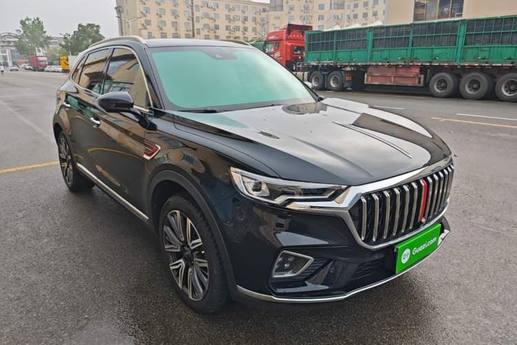 Used Hongqi HS5 2022 Facelifted Version 2.0T Smart Connect Flagship All-Wheel-Drive Edition Front Right 45 Deg