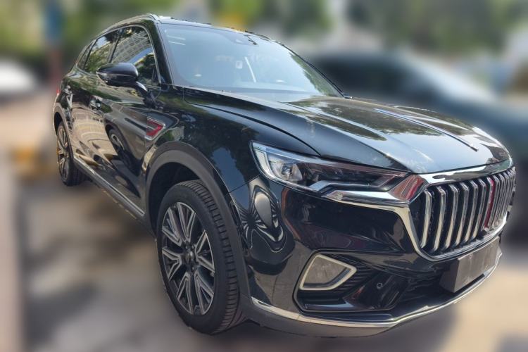 Used Hongqi HS5 2022 Facelifted Version 2.0T Smart Connect Flagship All-Wheel-Drive Edition Front Right 45 Deg